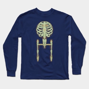 Spaceship Skeletal Survey: The Enterprise Long Sleeve T-Shirt